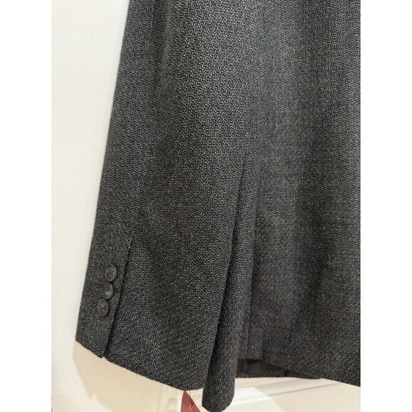 Alfani Mens Blazer Sz M Gray Charcoal 2 Button Sport Coat Blazer Textured NWT a - Picture 4 of 9